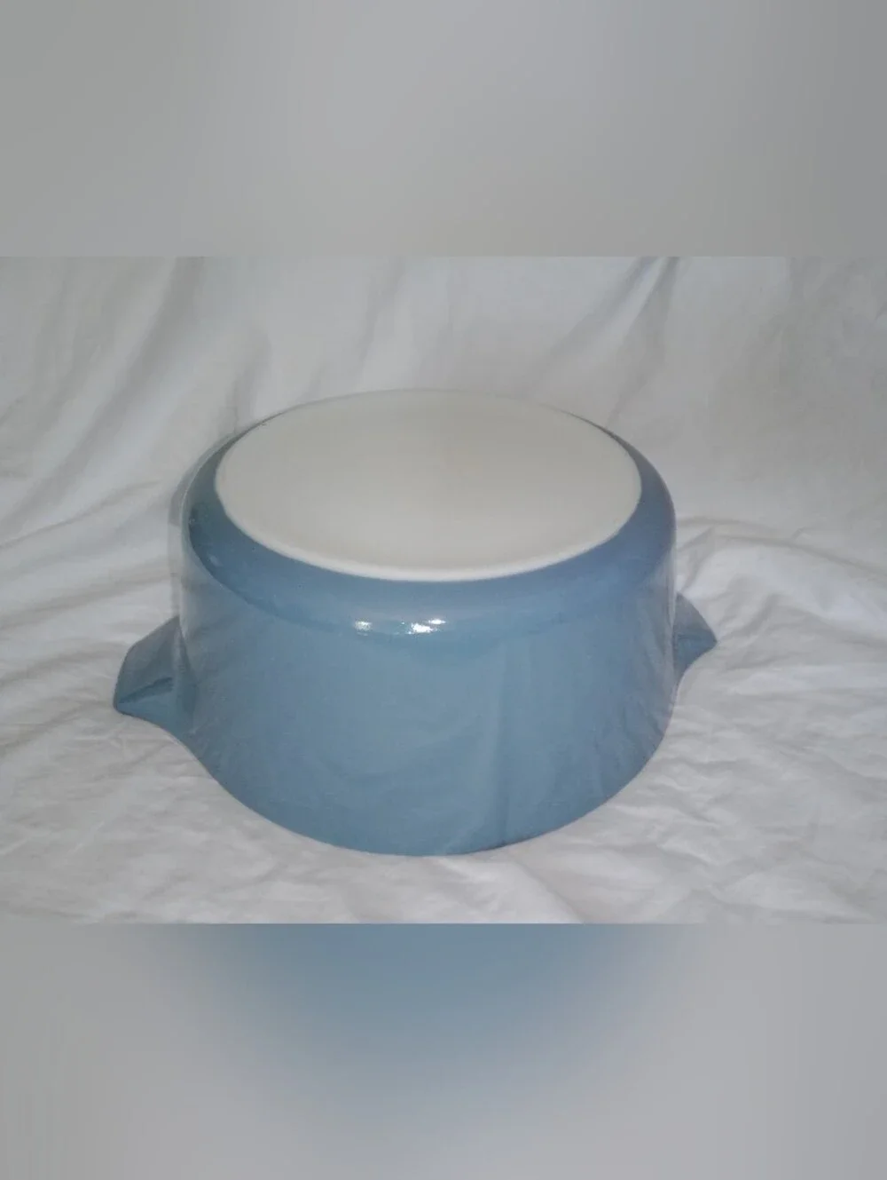 Vintage Pyrex 2.5 Qt Horizon Blue Glass Baking Serving Dish Bowl USA
